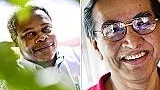 Mwalimu Musheshe och Mahfuz Anam är på besök i uppsala.