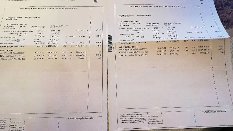 Fyratusen kunder hos det kommunala bolaget Tierp Energi och Miljö (Temab) har fått dubbla vatten- och avfalls samt sopfakturor.