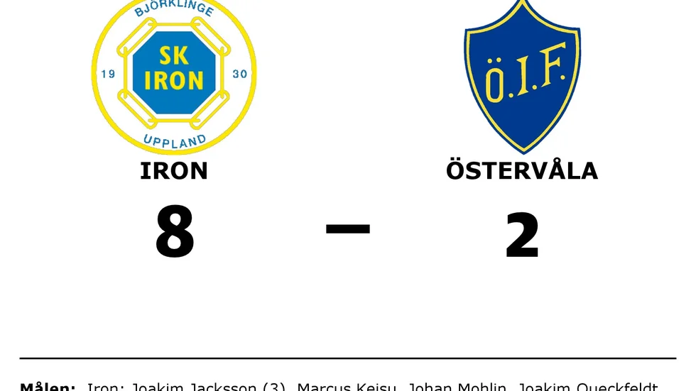 SK Iron Hockey vann mot Östervåla IF