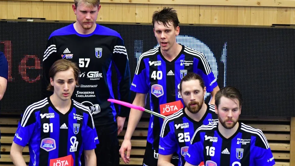 Huvudpersoner. Kevin Söderling, Tobias Steineck och Joakim Olsson (fr. vänster) hittade in i poängprotokollet mot Linköping.