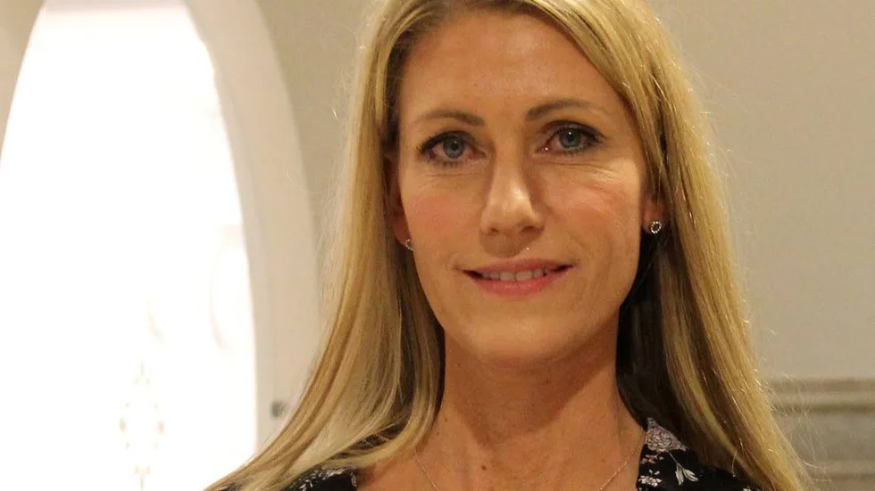 Belönades. Michaela Karlström.