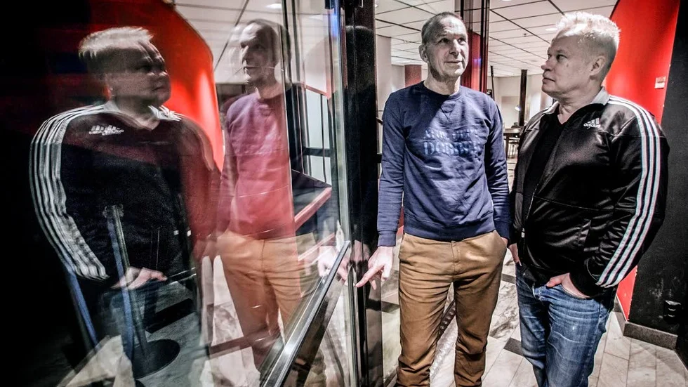 Dubbla. Hans Marklund och Anders Lundin skulle egentligen ha behövt dubblera sig för att hinna med produktionen.