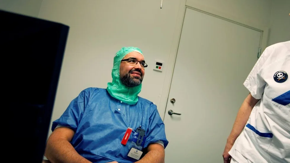 Rainer Dörenberg, chef på barnsektionen, säger att sjukhuset inte kan sticka under stolen med att det råder personalbrist inom barnintensiven. Idag hålls två till tre platser öppna av fem. Målet var att ha sex platser. Bilden är tagen vid ett tidigare tillfälle.