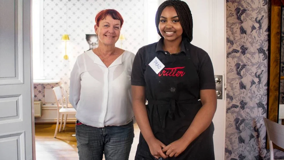 Lotta Triller och Lisa Griswaswa