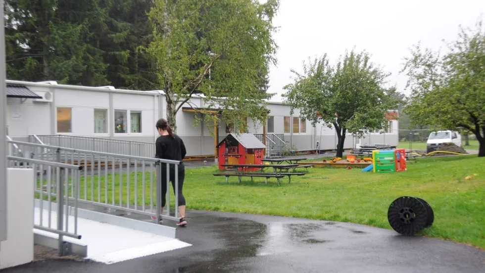 Paviljongerna som ersatt Vallskoga förskola får tummen upp både av förskolechefen Agneta Persson Ramsten, förskolepersonalen, föräldrar och barn. Fullt utbyggd får den fyra avdelningar.