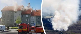 Hektisk dag för räddningstjänsten