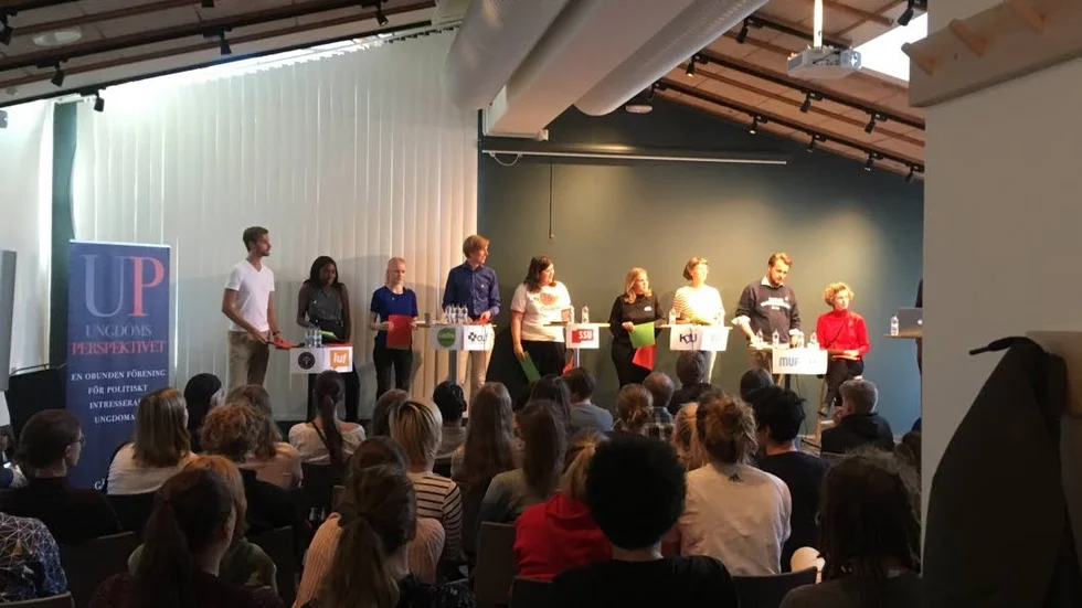 Frågan om skolan tyckte både åhörarna och debattörerna är en viktig fråga.