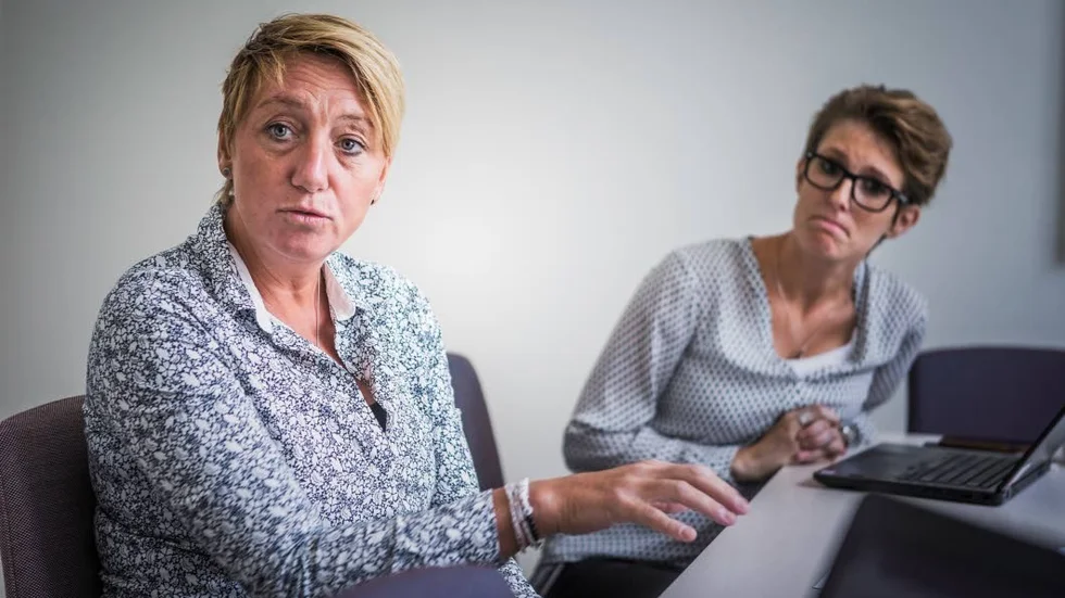 Maria Hellström och Anna Wollin är ansvariga för projektet som nu ska lanseras i skarpt läge.