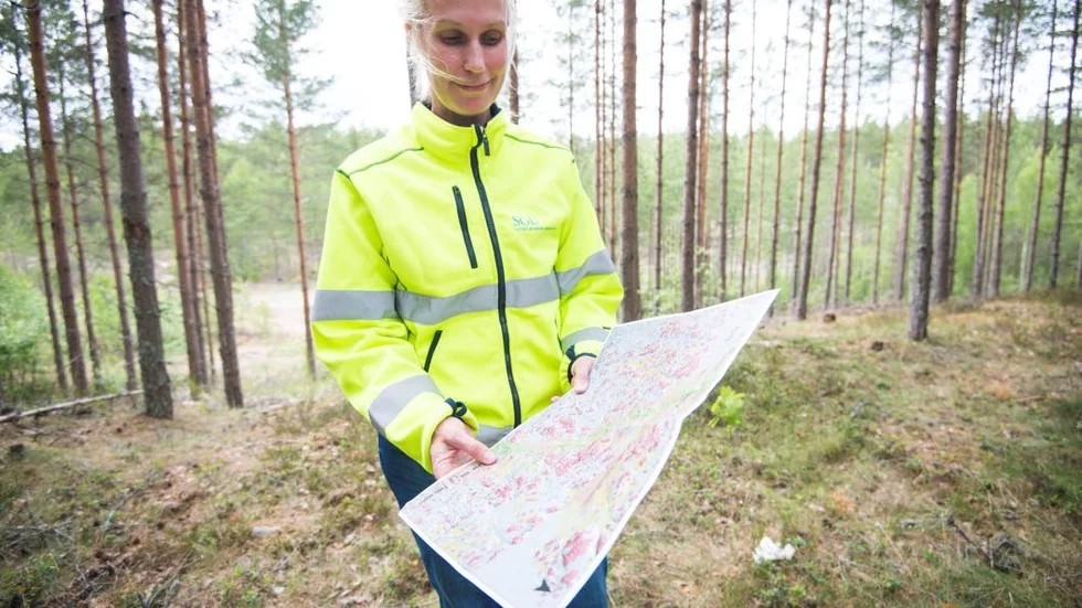 Magdalena Thorsbrink, statsgeolog på SGU i Uppsala, är projektledare för grundvattenkarteringen i Östahammars kommun.