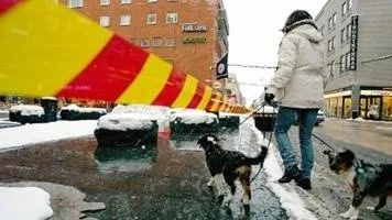 dragarbrunnstorg avspärrat