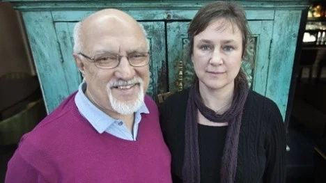 Reza Rezvani och Anna Franklin