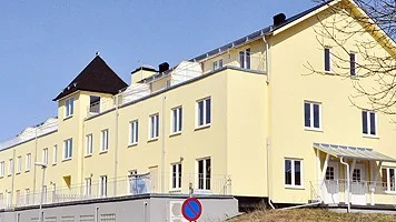 Gula huset på Norra Tullportsgatan i Östhammar.