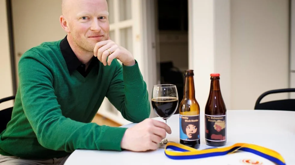 Staffan Högfeldt har snöat in på ölbryggning och lyckats vinna SM med en hemmagjord skotsk ale.