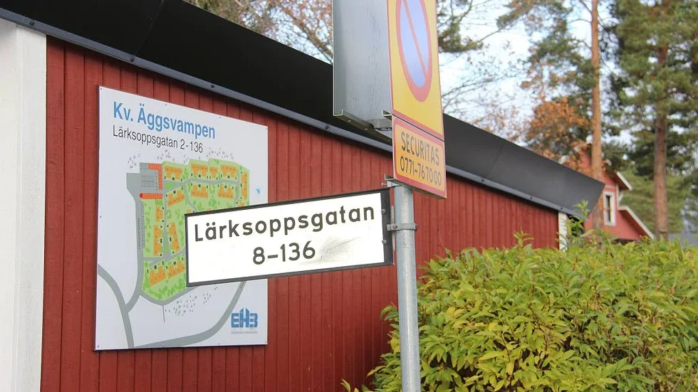 Ska säljas. EHB vill sälja de cirka 200 lägenheterna på Lärksoppsgatan (bilden), Bergvretsgatan, Harvägen och Rävstigen.