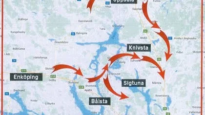 21-22 september kommer det bli störningar i vägnätet i bland annat Knivsta och Sigtuna kommuner.