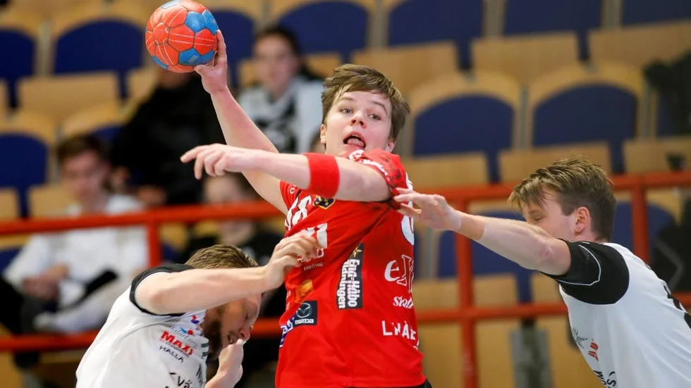 Slet hårt. Marius Brudvik Norell var främste EHF:are och gjorde fem mål.