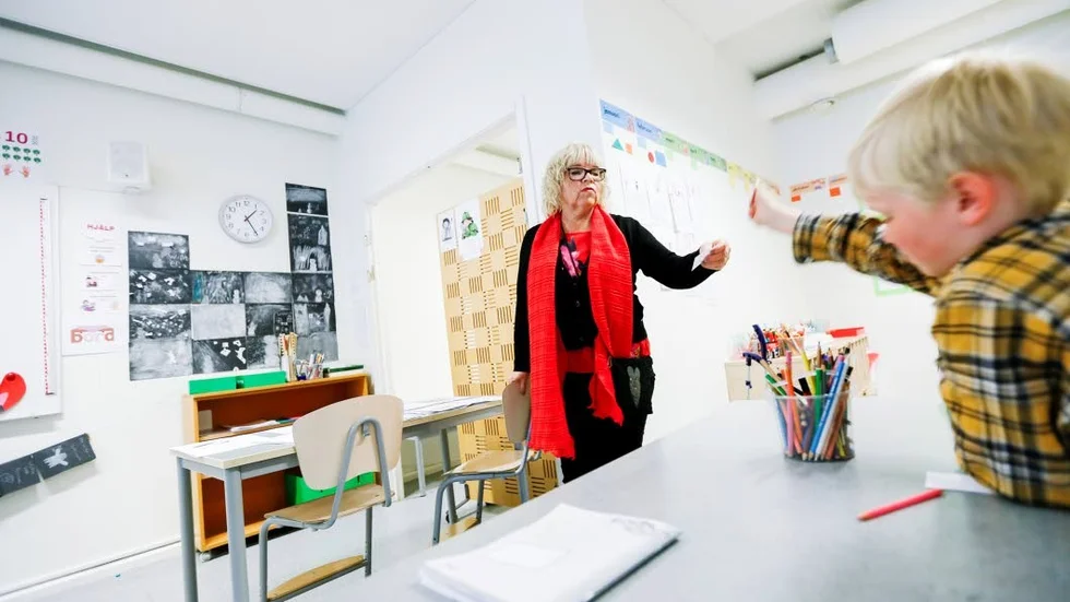 Om Kerstin Wikström inte utbildat sig till lärare hade hon jobbat med trädgårdsarbete. "Det verkar kul, fast jag har ändå alltid velat bli lärare".