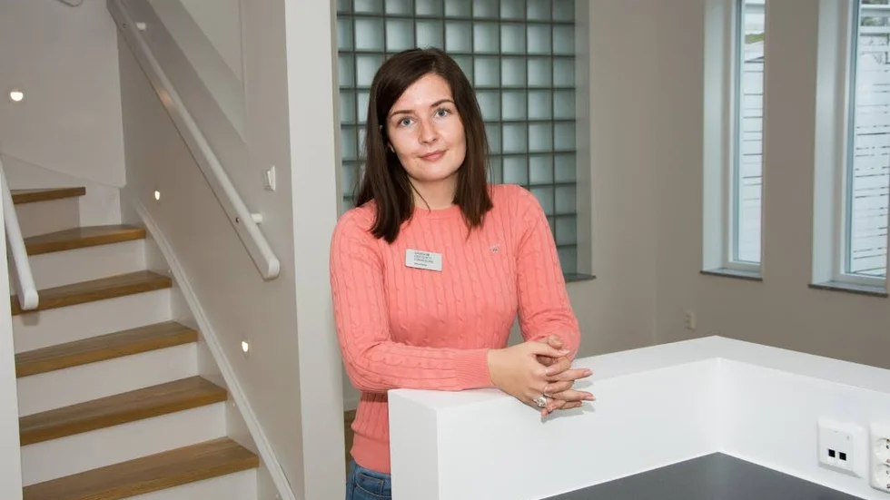 Försäljningen av radhusen på Radiomasten har, enligt Sabina Högling gått bra. Nu återstår det bara ett radhus att sälja.