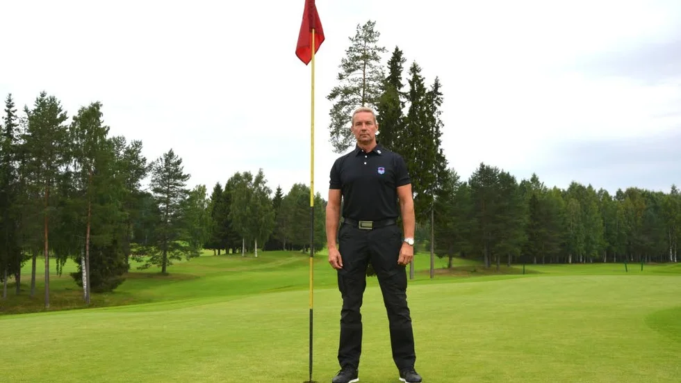 Banchefen. Christer Hedlund, banchef på Bodens Golfklubb.