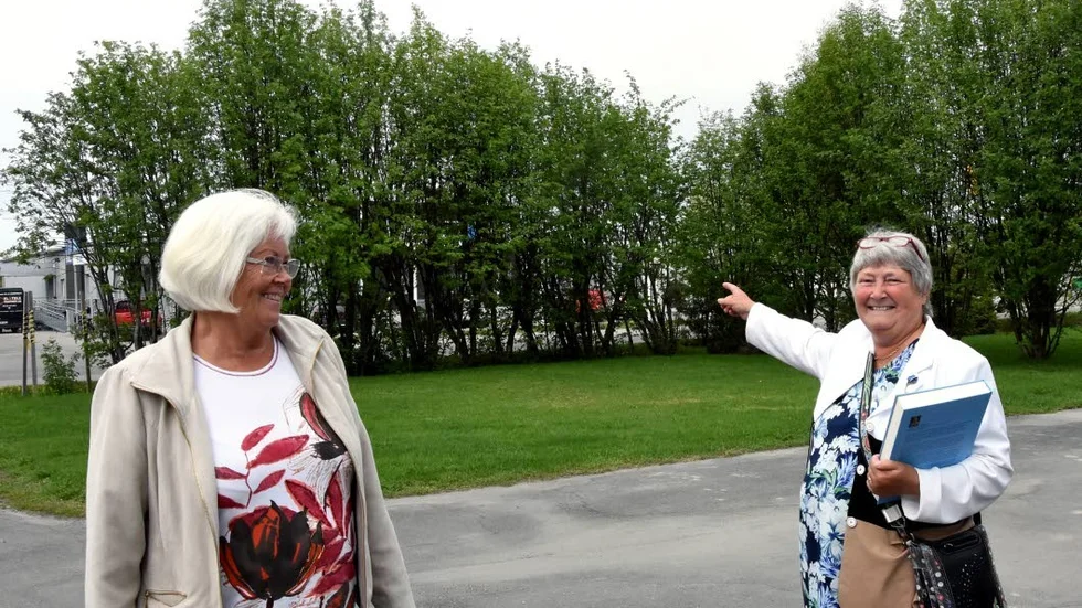 "Den häcken har farbror Sven planterat" säger Gunilla Viklund och pekar. "Där ute fanns det klappbryggor där kvinnorna låg och tvättade", fyller syster Lena i.