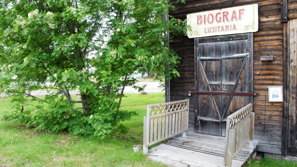 Kåkstan. Husen ägs av Gällivare kommun.