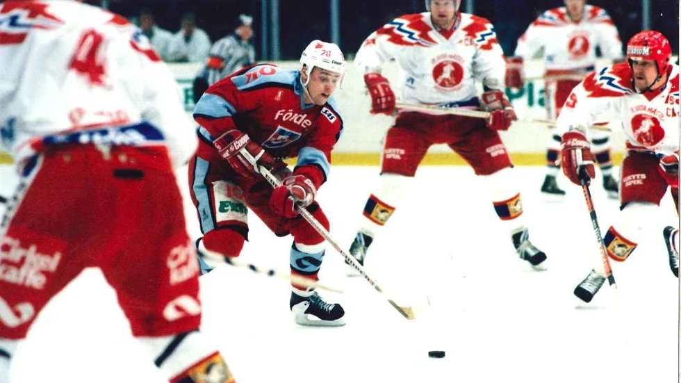 Tomas Holmström i BIK-tröjan.