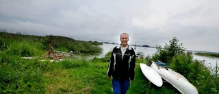 Sjön Tämnaren torkar långsamt ut