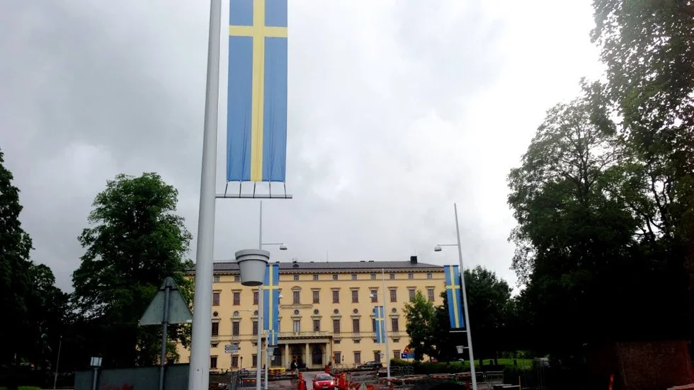 Flaggorna i Carolinabacken.