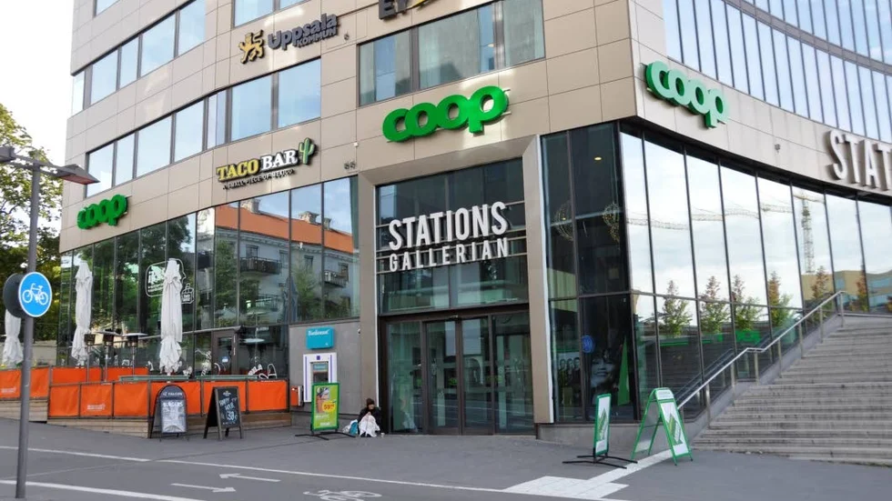 Stationsgallerian strax öster om Resecentrum i Uppsala.