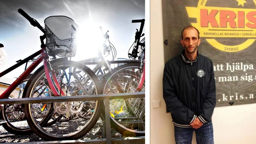 Jonas Togan levde en gång i tiden på att stjäla cyklar. I dag, efter att ha avtjänat ett fängelsestraff, är han engagerad i KRIS.