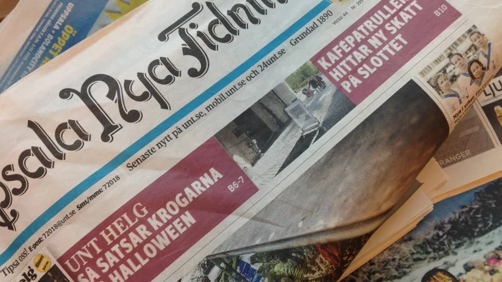 Håll till godo med fredagens tidning under helgen - ingen UNT kommer i brevlådan på lördag.