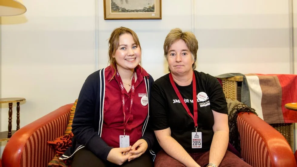 Malin Ohrlin och Christine Ståhl var där för Erikshjälpens räkning.