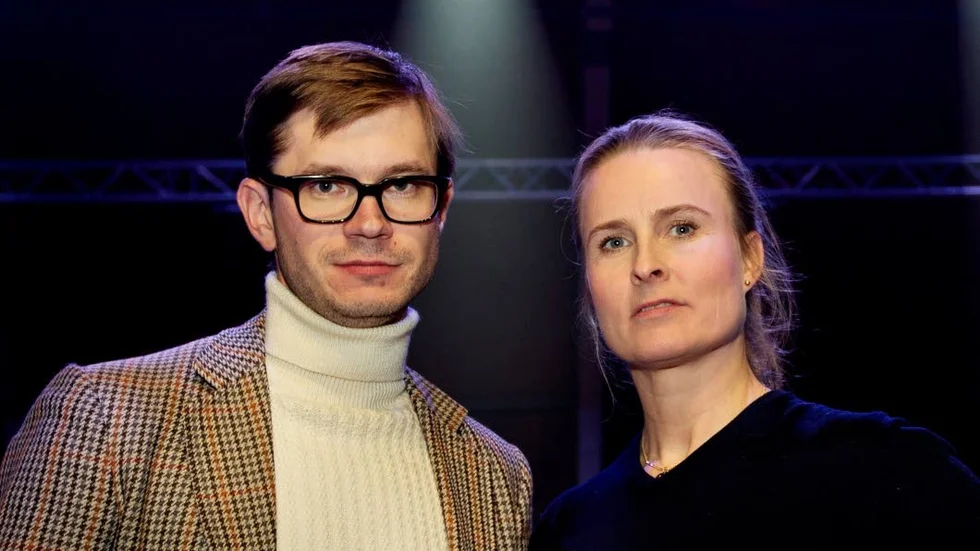 Samarbetar. Den konstnärliga ledningen arbetar tätt tillsammans. Här är regissören Dan Turdén och koreografen Dorte Olesen.