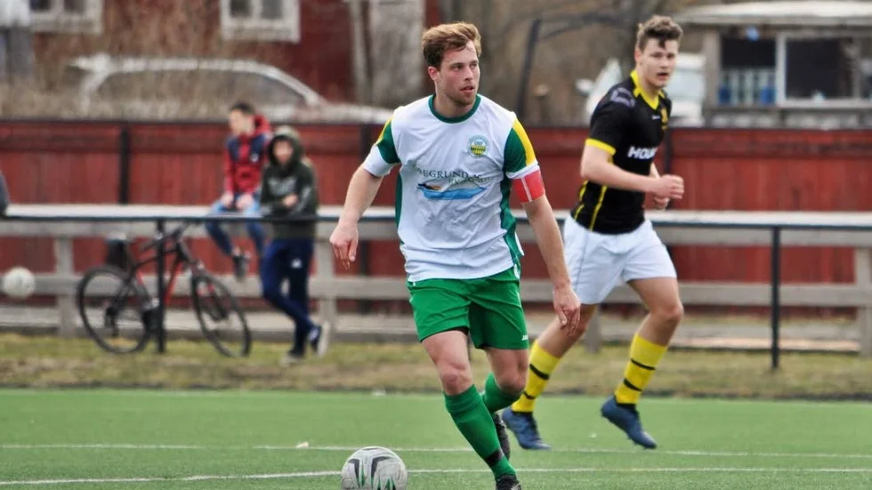David Wallin är kapten i GNIF. Nu ställs hans lag mot Harg-Östhammar i derbyt.