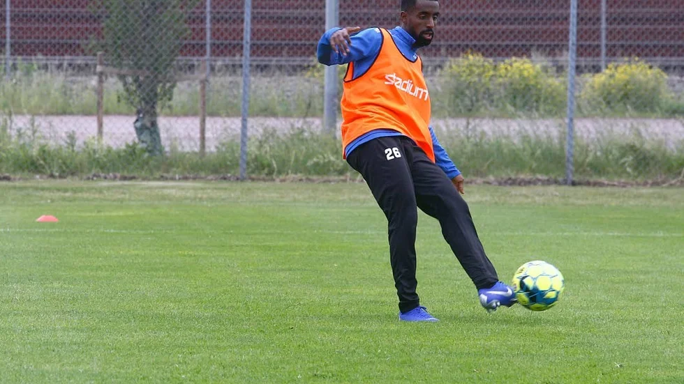 Mohammed Saeid trycker till.