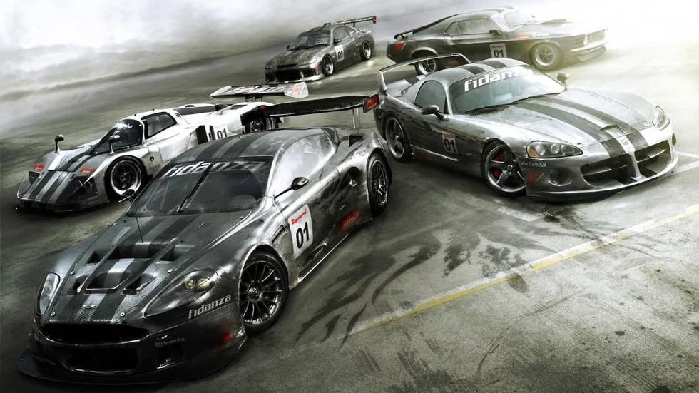 Det finns flera olika biltyper att köra. Variationen är kanske det bästa med Grid: Autosport.