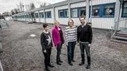 lärare på Åkolan om skolans del av budgeten, fr  fr v Anna Lindberg, Maria Ekström, Birgitta Halling, Urban Gälman.