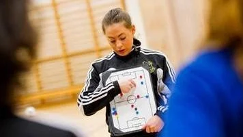 Vaksalas tränare, Malin Ericsson.