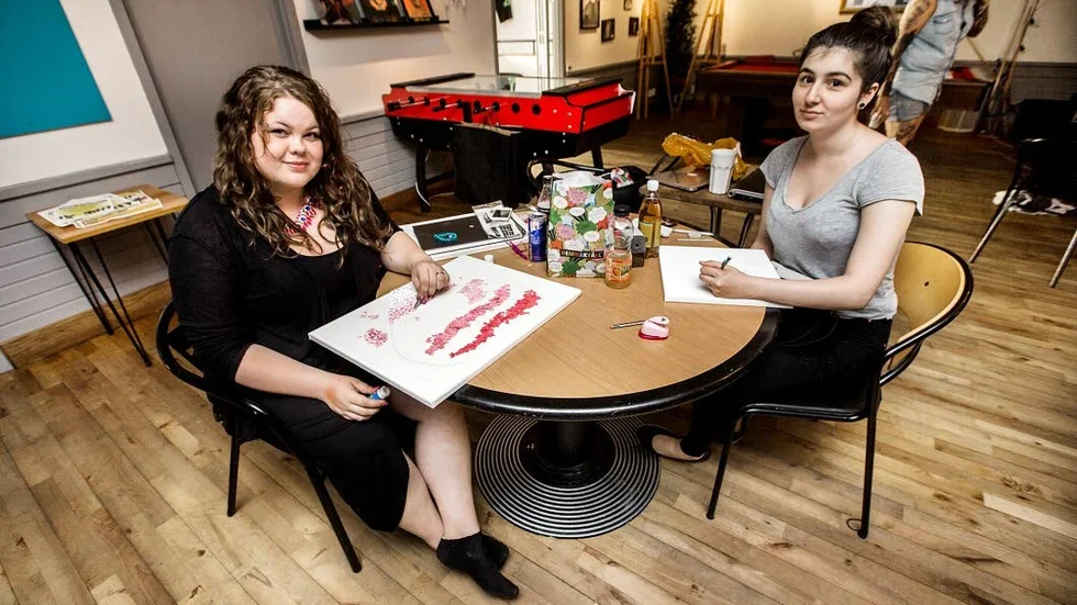 Madeleine Ågren och Madeleine Marngoz.
