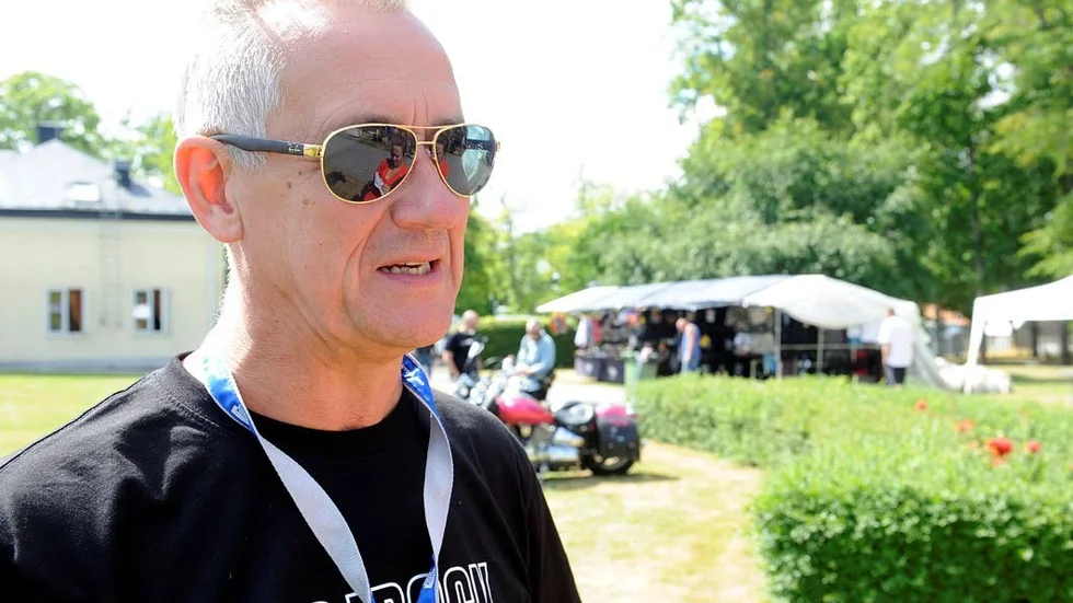 ARRANGÖR. Peter Gustafsson tror att många kommer inrullande under kvällen.