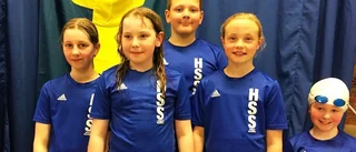 Simmade ihop fem medaljer i finalen