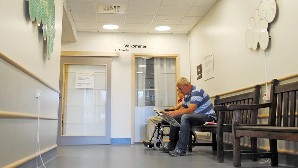 Det höga patienttrycket påverkar väntetiden. Foto: Ellinor Harrysson