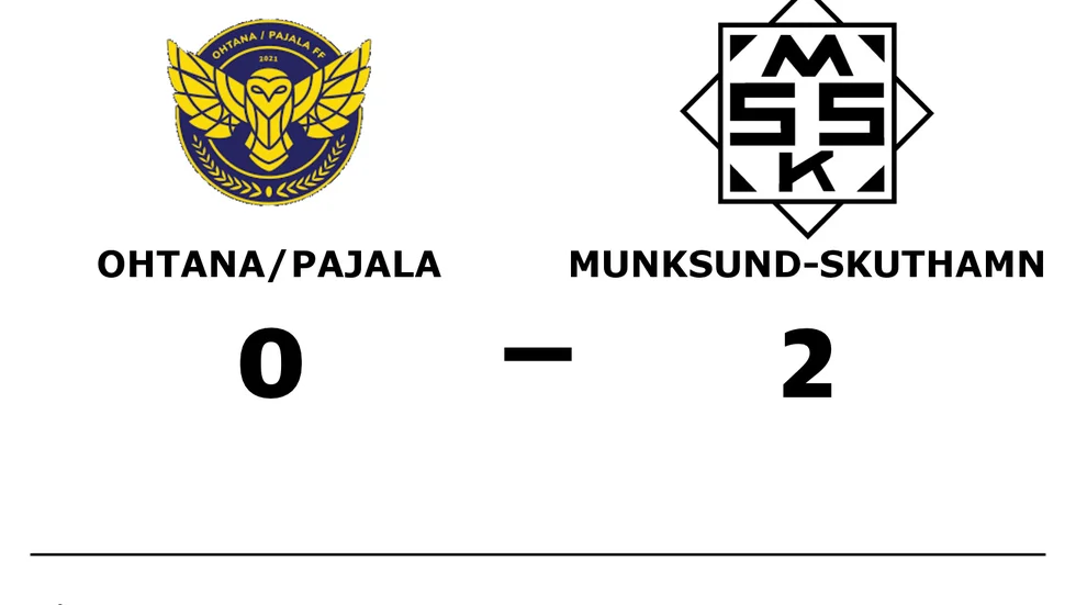 Ohtana/Pajala förlorade mot Munksund/Skuthamns SK