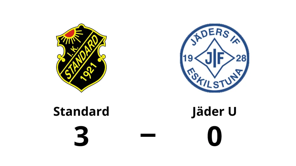 IK Standard vann mot Jäders IF U