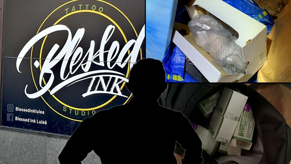 Tatuerarprofilen i Blessed Ink i Luleå misstänks för både narkotikabrott och grov ekonomisk brottslighet. Tusentals Tramadoltabletter och 250 000 kronor hittades i 27-åringens lägenhet. Han förnekar narkotikabrottet.