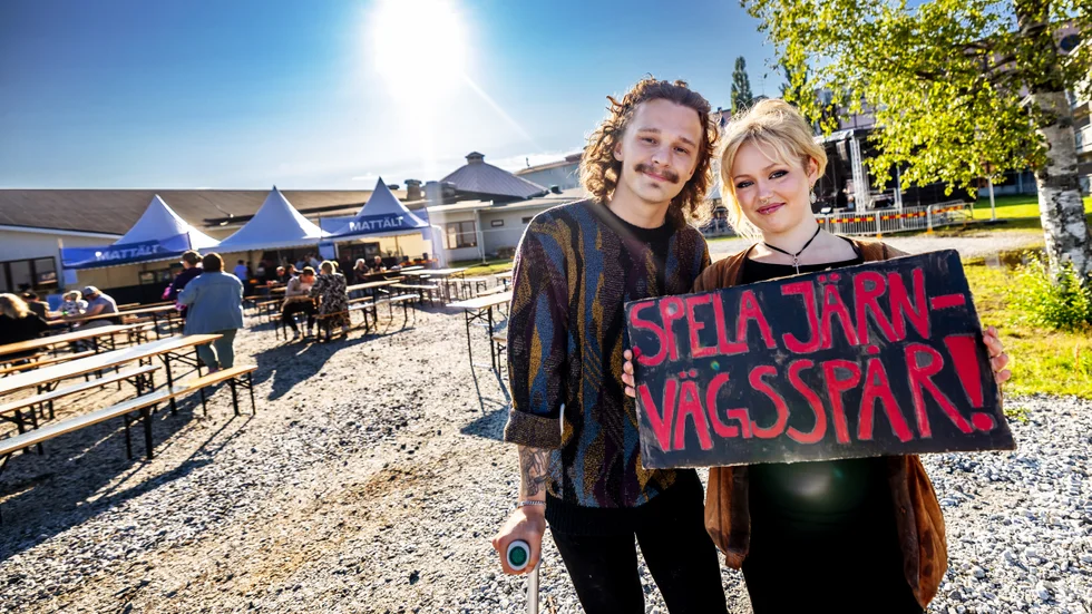 Melvin Hultman och Tilde Ögren.