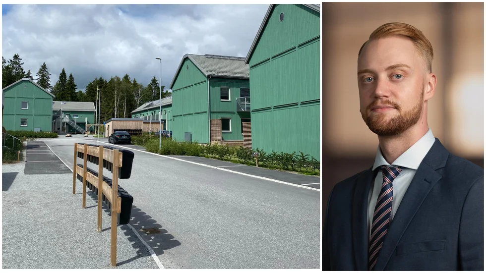 Än är inte alla lägenheter i BoKlok-husen i Gånsta i Enköping sålda, men mäklaren Isaac Eriksson tror att så kommer ske snart.