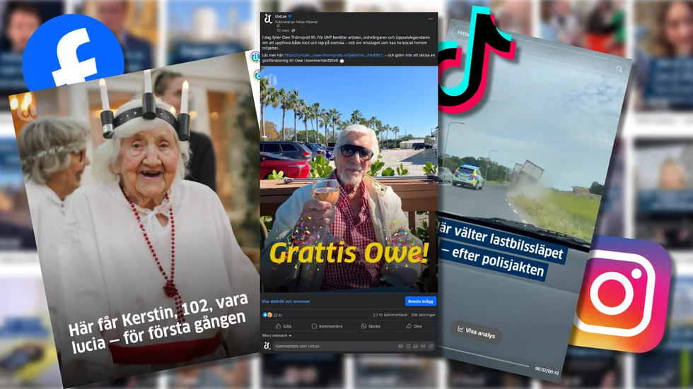 UNT sociala medier puffbild