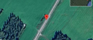 Stopp på väg 572 på grund av en singelolycka