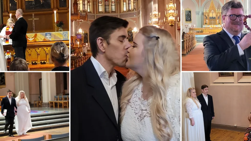 På Alla Hjärtans dag kunde man gifta sig i S:t Petri kyrka i Västervik.